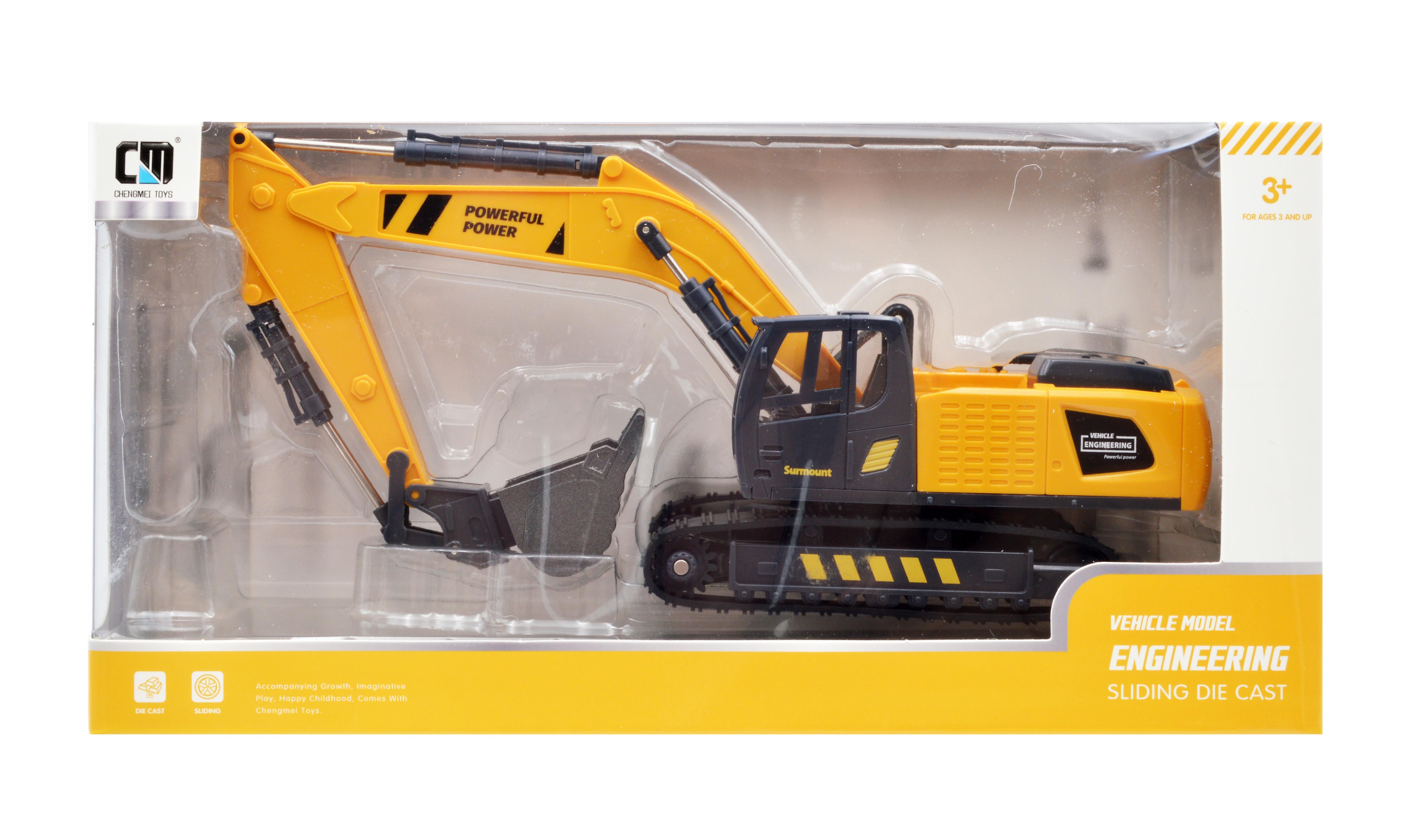 Модель гусеничный экскаватор CLM 23A металлический ковш - фото 7