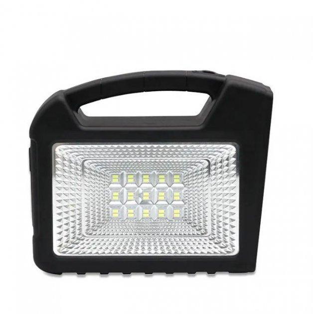 Ліхтар Gd-Lite GD-Times GD-103 150W із сонячною панеллю 3 лампочки/повербанк (370532) - фото 3