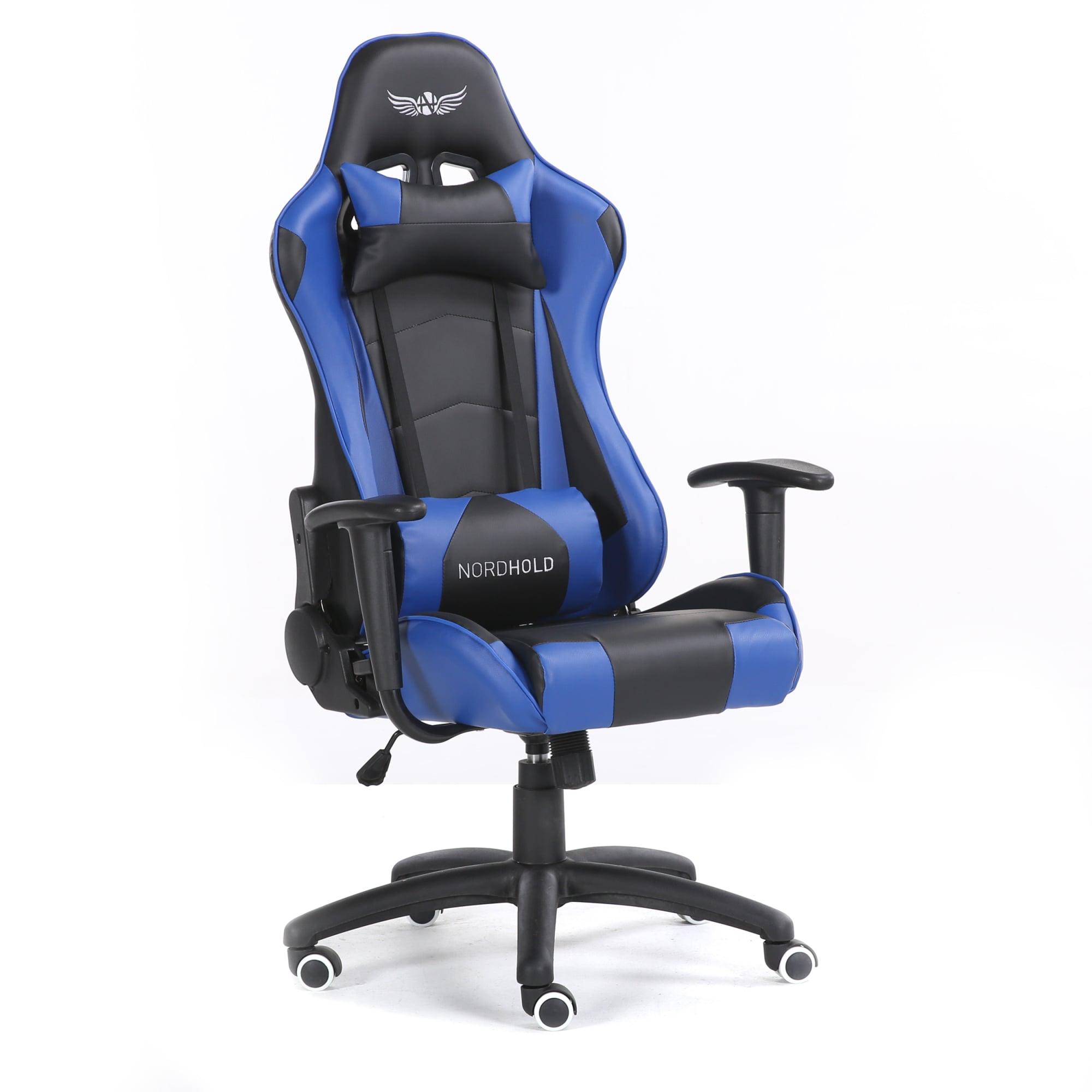 Кресло геймерское Nordhold Ymir до 140 кг Синий/Черный
