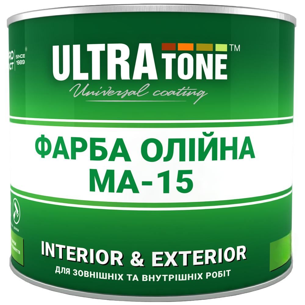 Фарба олійна ULTRAtone МА-15 60 л Салатовий (2153762601)