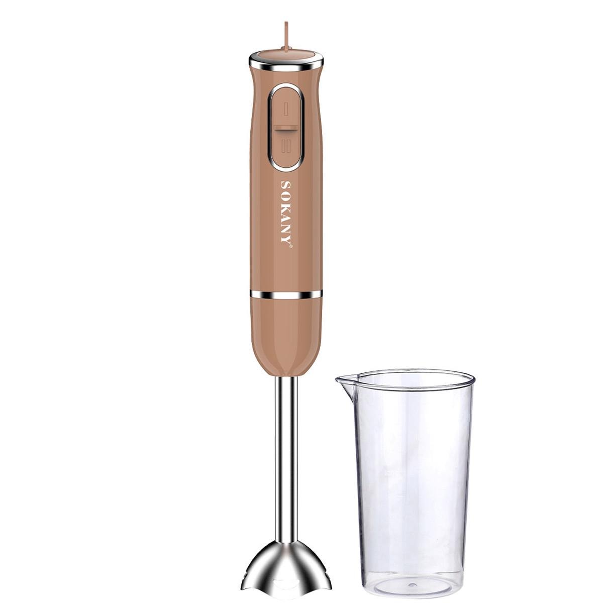 Блендер ручной Sokany 1726 погружной 300 Вт Оранжевый (5115) - фото 5 Блендер ручной Sokany 1726 погружной 300 Вт Оранжевый (5115) - фото 5