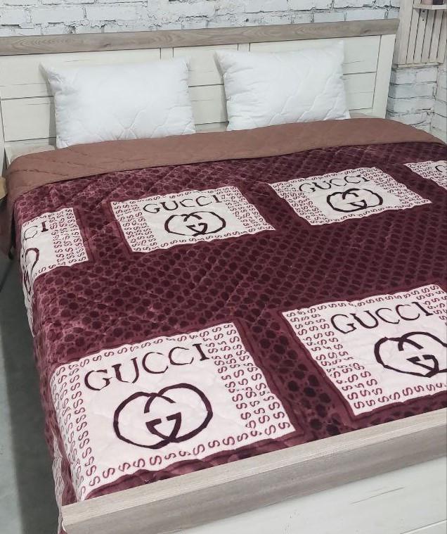 Покрывало стеганое двуспальное Gucci (32404)