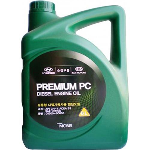 Моторное масло MOBIS (Hyundai Kia) Premium PC Diesel 10W-30 6 л (0520000600)