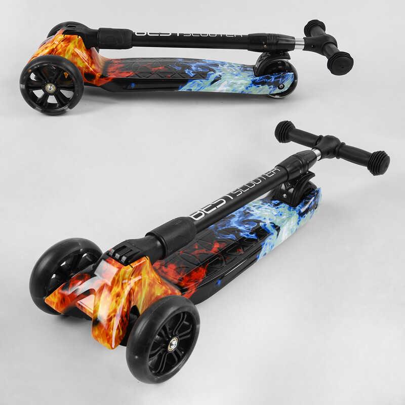 Самокат триколісний Best Scooter 76-455 MAXI 3 колеса PU зі світлом - фото 6 Самокат триколісний Best Scooter 76-455 MAXI 3 колеса PU зі світлом - фото 6