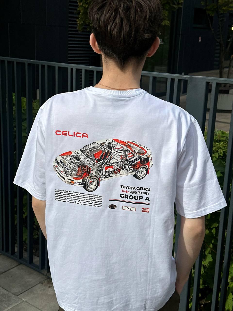 Футболка MEAN LTD Toyota Celica Turbo 4WD Group ST185 1992-94 XL Белый (MLD1850814) - фото 2 Футболка MEAN LTD Toyota Celica Turbo 4WD Group ST185 1992-94 XL Белый (MLD1850814) - фото 2