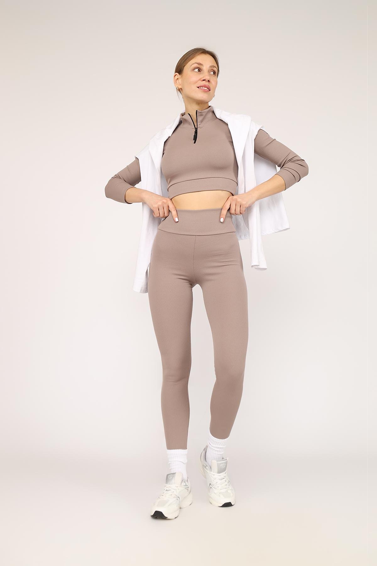 Лосини жіночі ЦБ-00272857 р. 50 Капучино (SKT001052445) - фото 2 Лосини жіночі ЦБ-00272857 р. 50 Капучино (SKT001052445) - фото 2