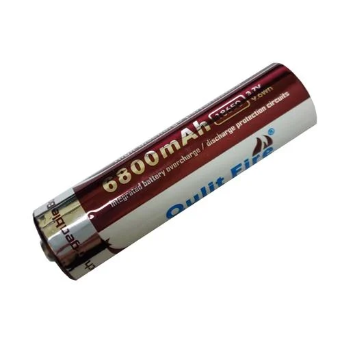Аккумулятор Qulit Fire 18650 6800 mAh 3,7V встроенная плата защиты от перезарядки (3192218705)