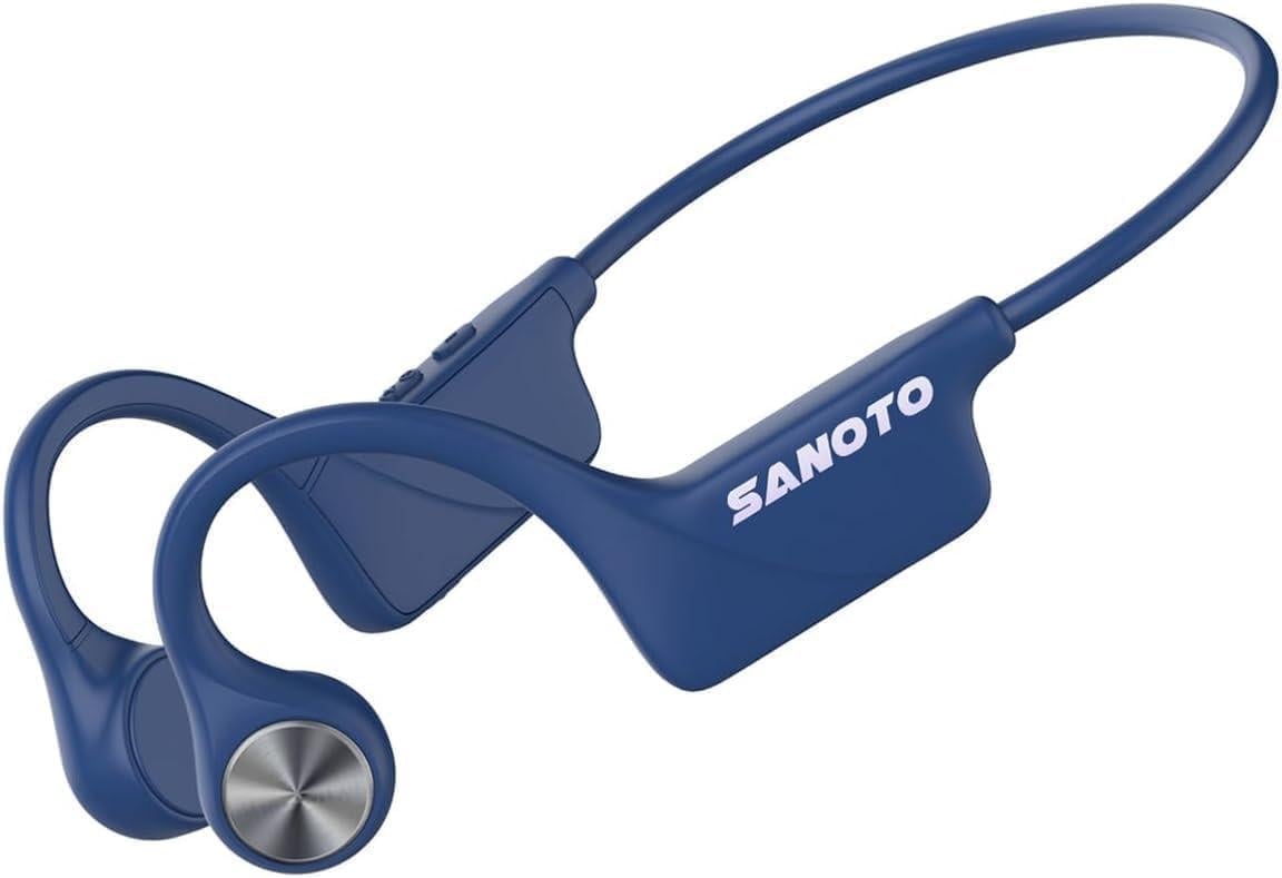 Беспроводные наушники Sanoto dg06 Bluetooth 5.3 с костной проводимостью открытые IPX5
