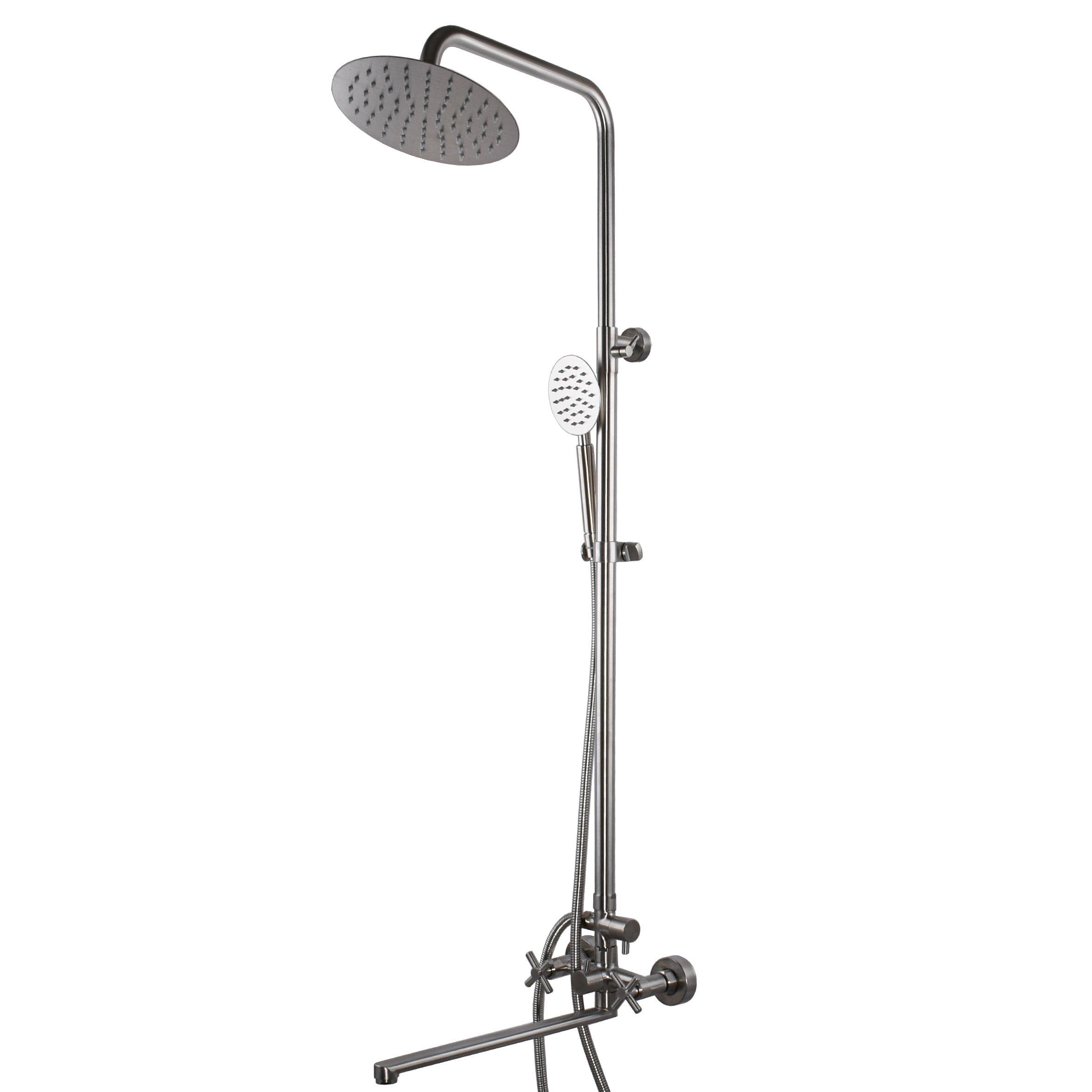 Душова система із змішувачем Globus Lux Dukat 000030792 Сатин (252884)