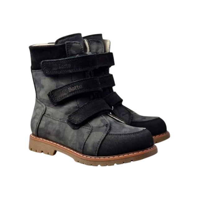 Черевики дитячі ортопедичні з супінатором та фіксацією п’яти р. 29 Сірий (2493762132)