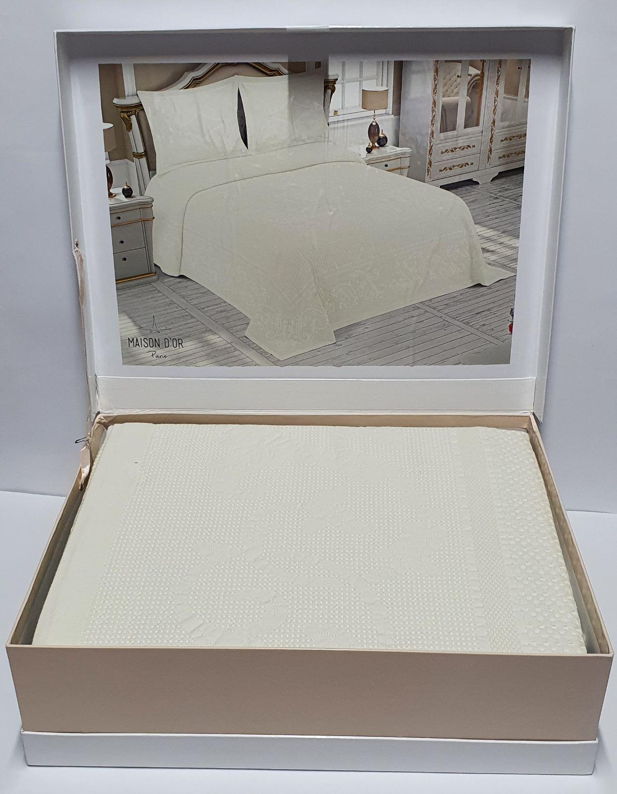 Покривало піке Maison D'or La Vergne 260x260 Cream (07MD13260260N01)
