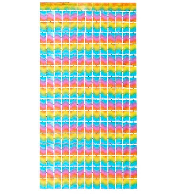 Шторка-занавес квадрат для фотозоны 2х1 м Омбре (12635960)