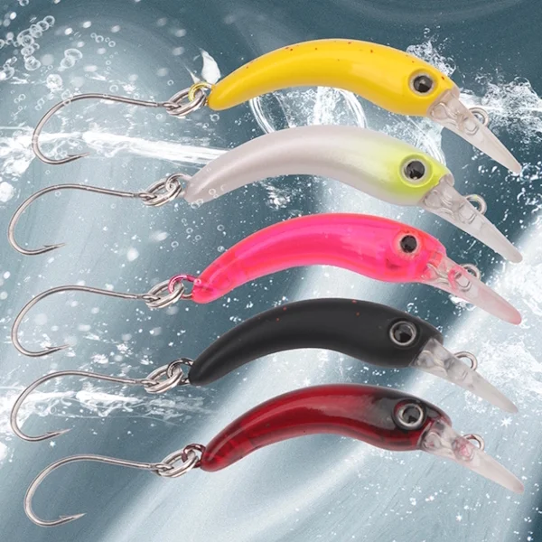 Набір мінівоблерів створюють шумовий ефект у воді та ефективно приманюють рибу 5 шт. (Y02282) - фото 2 Набір мінівоблерів створюють шумовий ефект у воді та ефективно приманюють рибу 5 шт. (Y02282) - фото 2