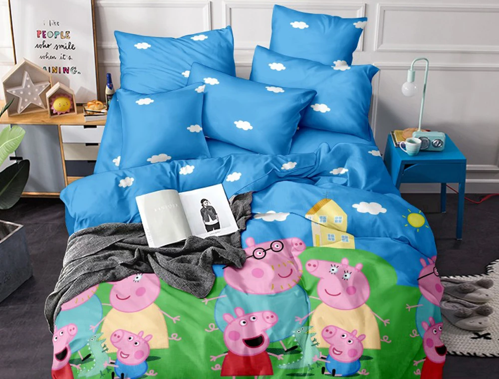 Комплект постільної білизни дитячий ТМ Черешенька із Бязі Gold 150х215 cм (40039)