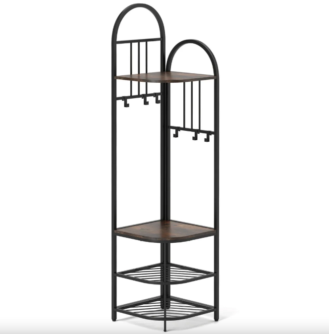 Вешалка для одежды Costway Richi угловая в стиле Loft (4901)