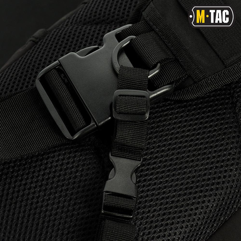 Рюкзак тактичний однолямковий M-Tac Armadillo Black (9155) - фото 11 Рюкзак тактичний однолямковий M-Tac Armadillo Black (9155) - фото 11