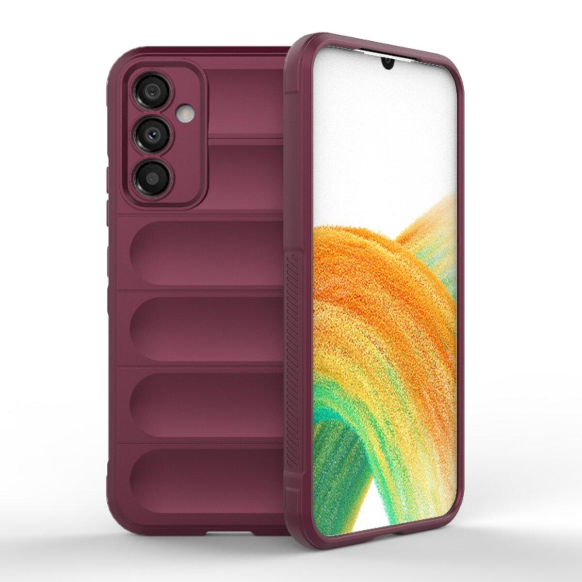Противоударный чехол для Samsung Galaxy A34 5G Cosmic Magic Shield / Plum