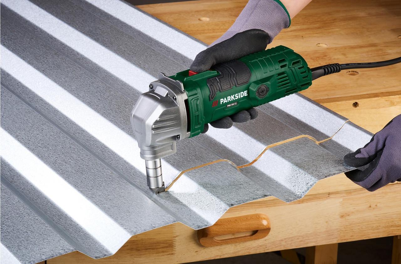 Электроножницы для резки металла PARKSIDE PMK 550 C2 550 Вт (PMK 550 C2) - фото 4 Электроножницы для резки металла PARKSIDE PMK 550 C2 550 Вт (PMK 550 C2) - фото 4