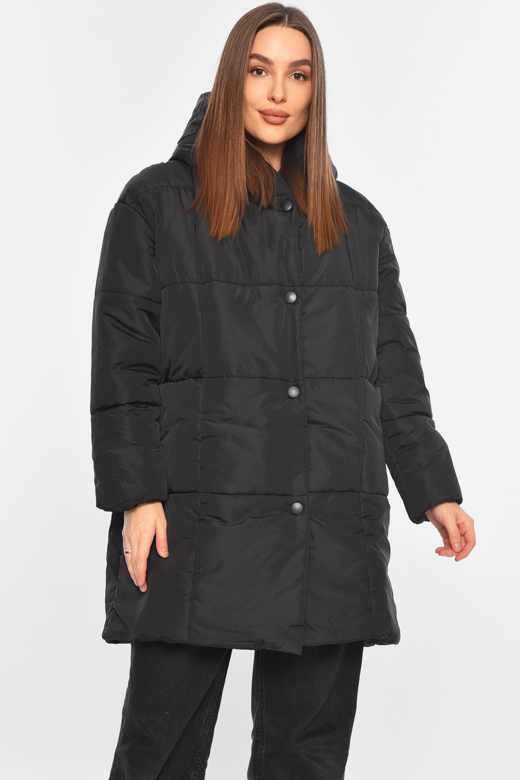 Куртка жіноча демісезонна L Чорний (196415)