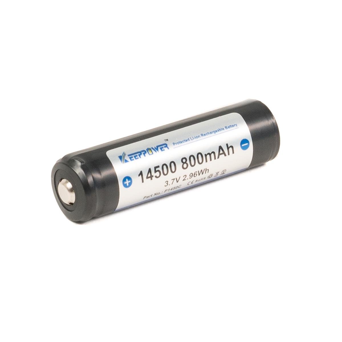 Аккумулятор Keeppower 14500 800 mAh с защитой - фото 4