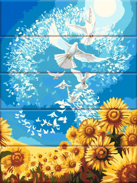 Картина по номерам ArtStory Голуби мира 30x40 см (ASW189)