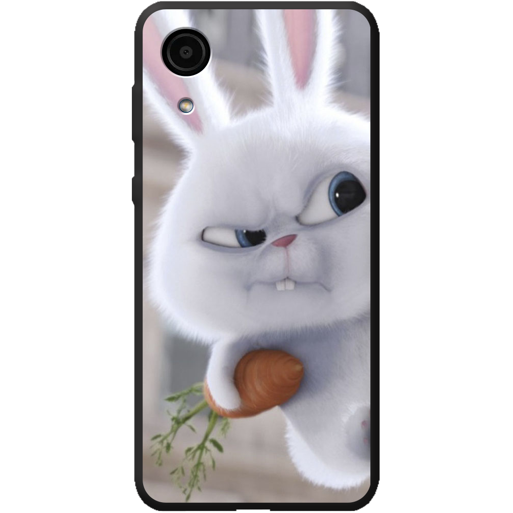 Чехол BoxFace Samsung Galaxy A03 Core (A032) Rabbit Snowball Черный силикон (43939-up1116-44058)