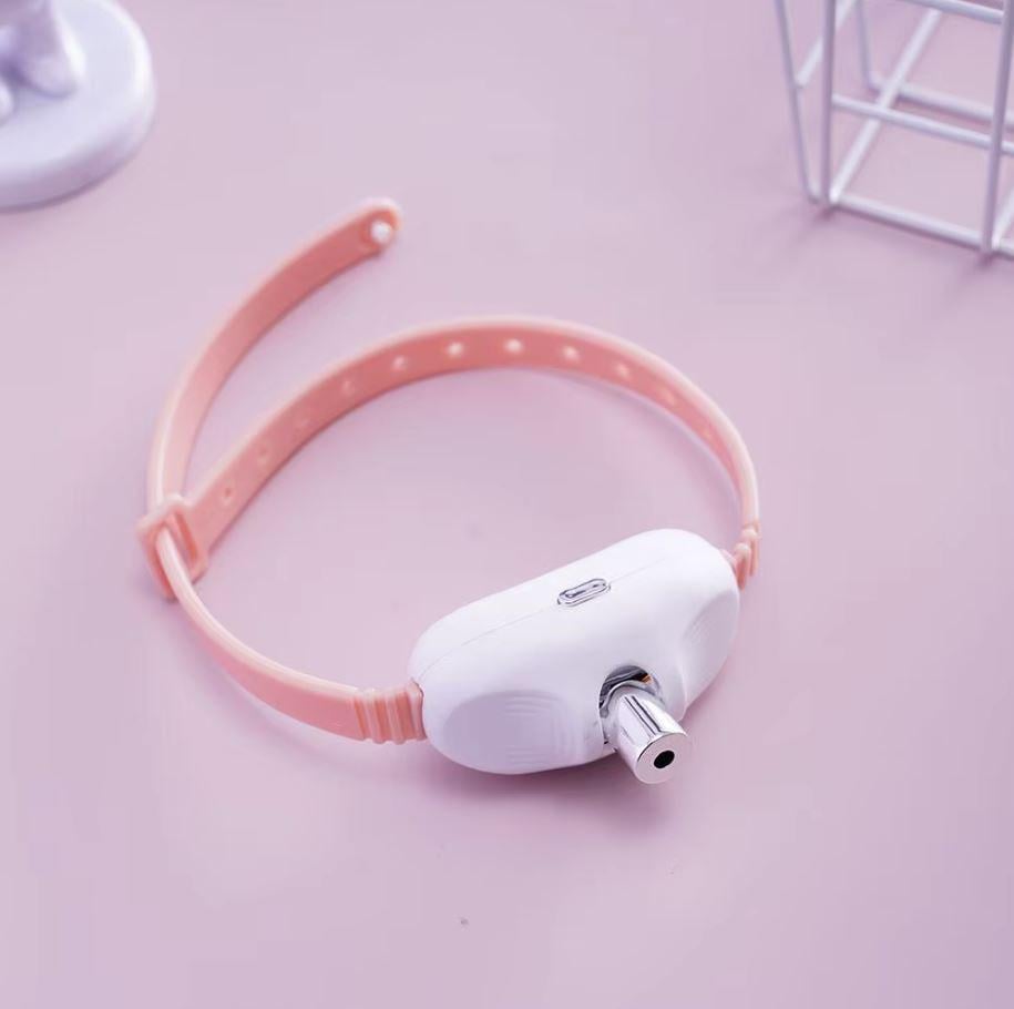 Смарт-ошейник интерактивный Laser Collar со встроенным лазером для кошек Персиковый Смарт-ошейник интерактивный Laser Collar со встроенным лазером для кошек Персиковый