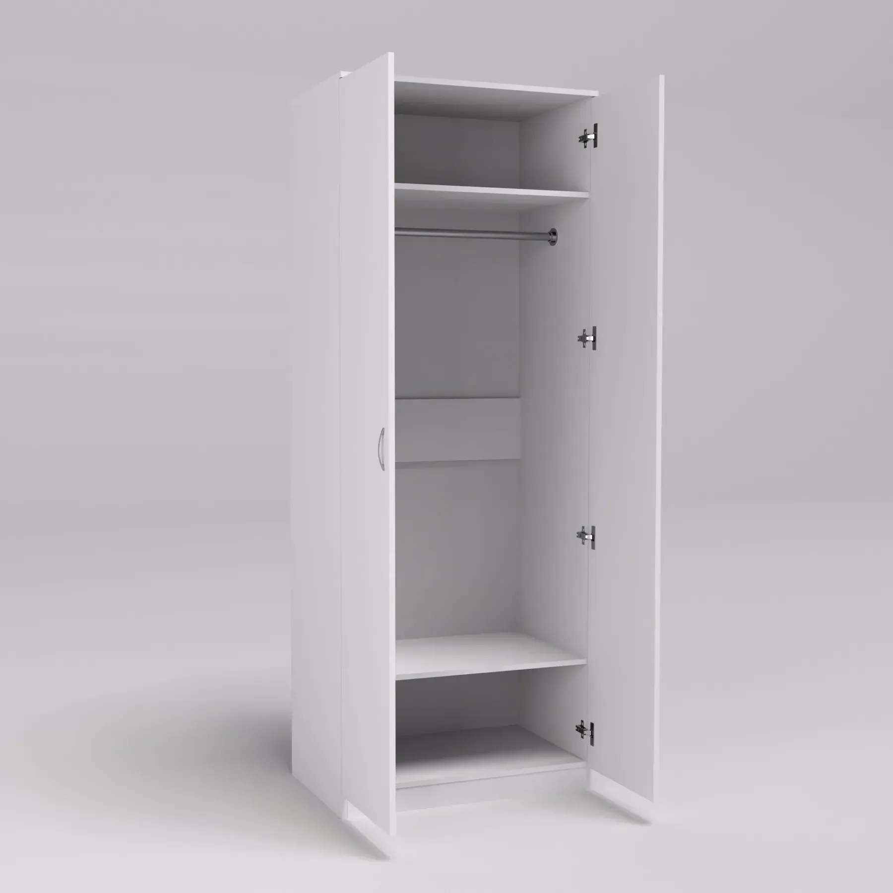 Шафа офісна Kontinent ОШ-1 800х520х2100 мм Білий (53346364) - фото 1 Шафа офісна Kontinent ОШ-1 800х520х2100 мм Білий (53346364) - фото 1