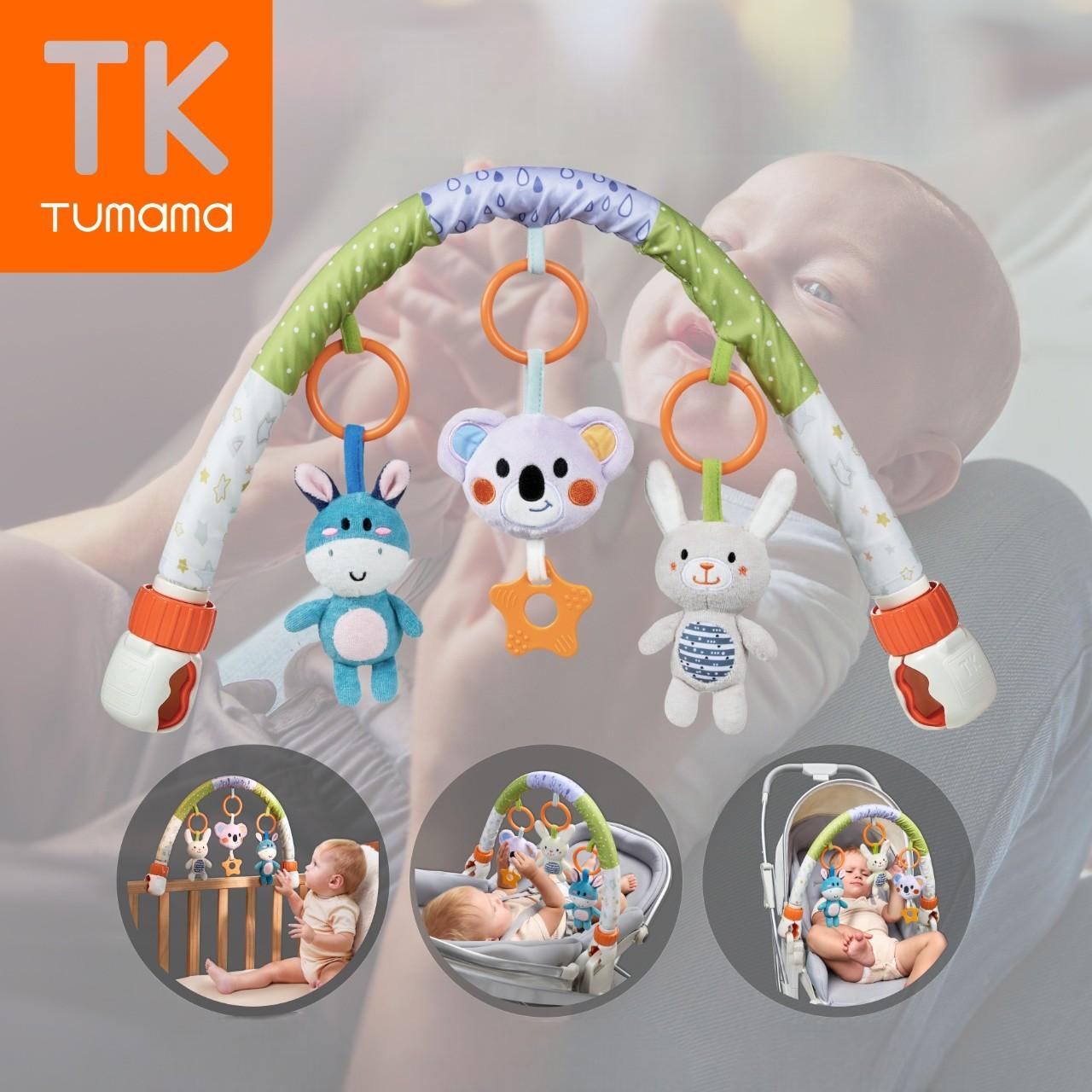 Дуга розвивальна Tumama з підвісними іграшками для коляски універсальна Різнокольоровий (27283950) - фото 11 Дуга розвивальна Tumama з підвісними іграшками для коляски універсальна Різнокольоровий (27283950) - фото 11
