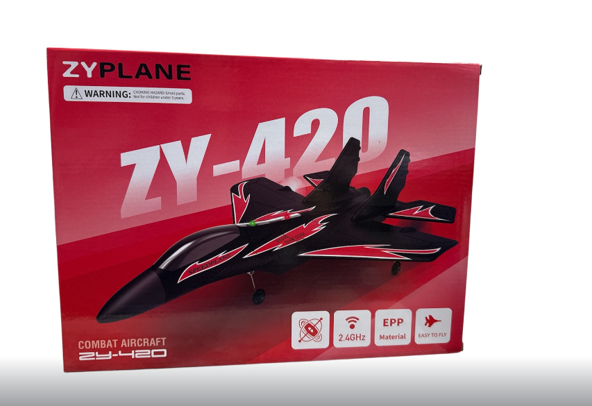 Літак на радіокеруванні C 71558 підсвічування 2,4 GHz запасні лопаті та акумулятор в коробці