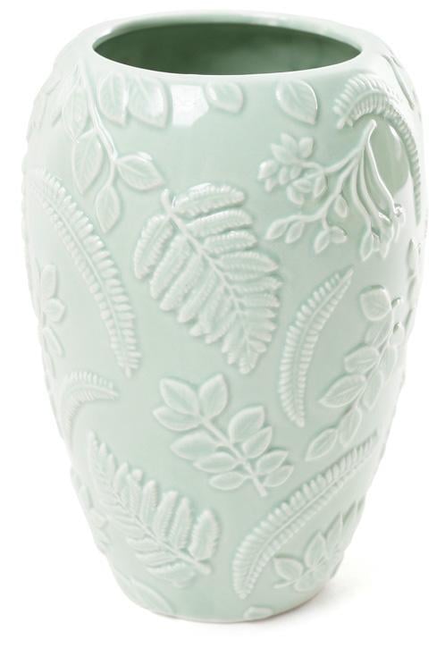 Ваза фарфоровая Флора 18,1 см мятный (BD-727-122)