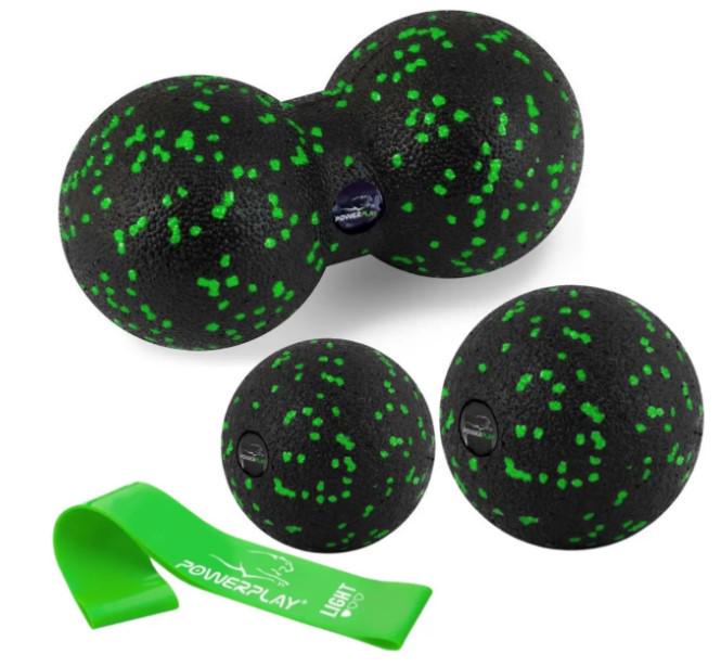 Набор для массажа PowerPlay PP-4092 EPP 3 шт./резинка 5,5 кг Green (PP_4092_Green)