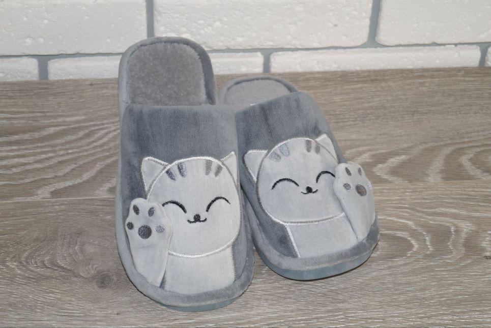 Тапочки комнатные Elmob р. 40/41 25,5 см Серый (30601-4041)