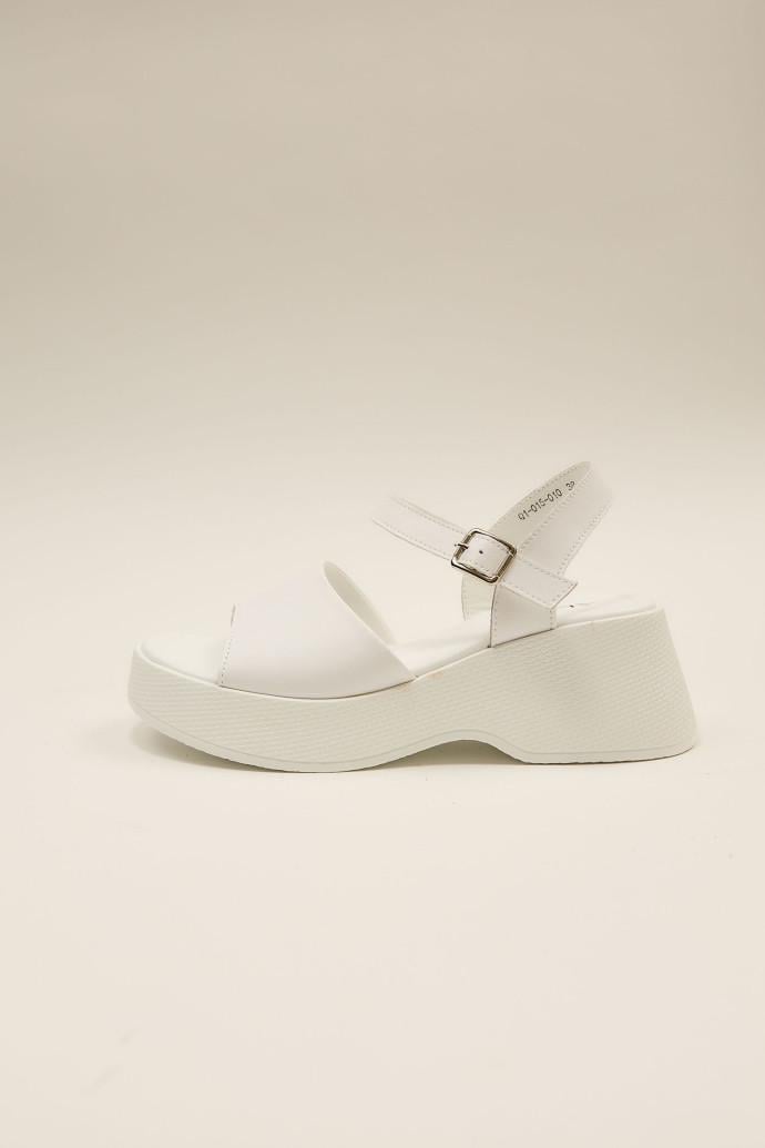 Босоніжки жіночі ALLSY шкіряні р. 39 Білий (195538) - фото 2 Босоніжки жіночі ALLSY шкіряні р. 39 Білий (195538) - фото 2