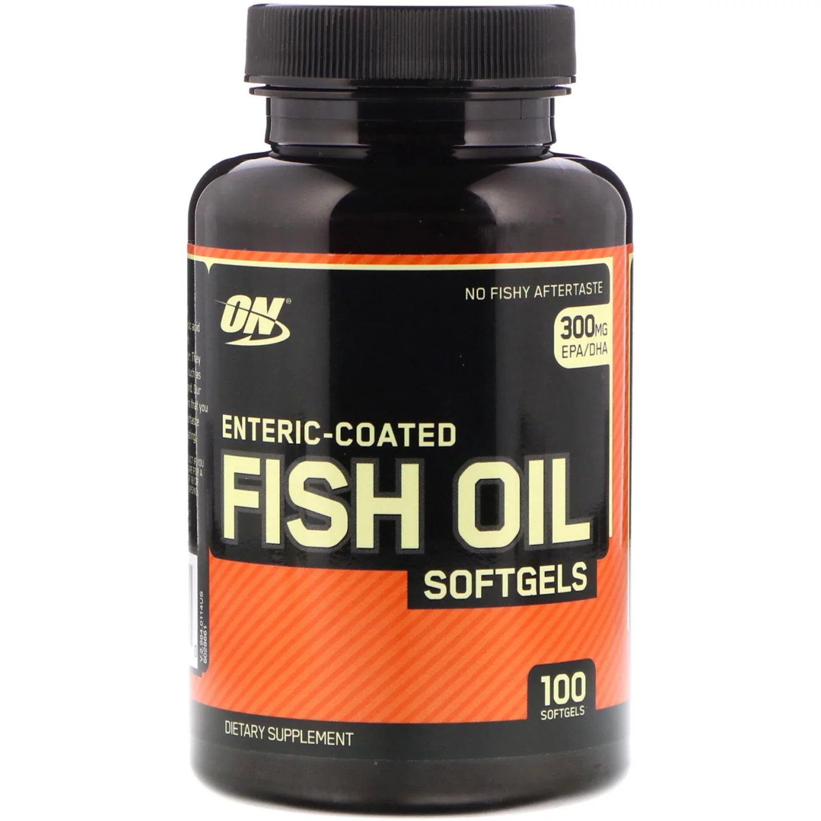 Омега Optimum Nutrition Fish Oil 100 капс Без вкуса