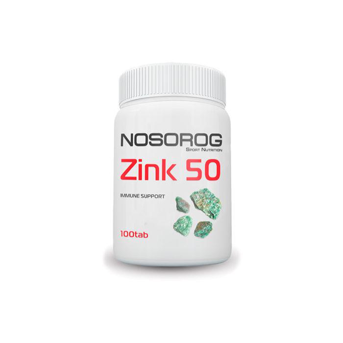 Цинк Nosorog Nutrition Zink 50 100 таб