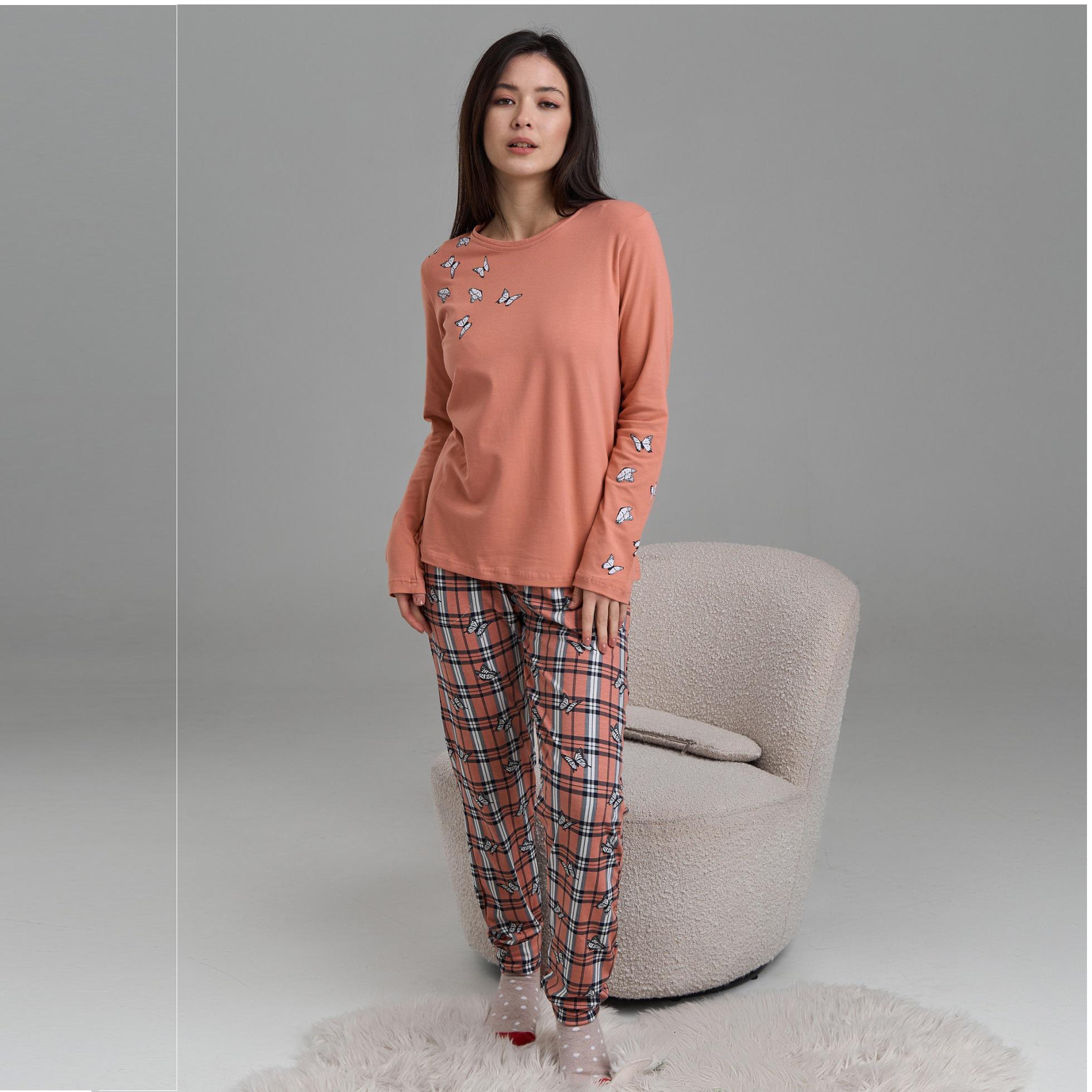 Піжама жіноча штани/джемпер L (12241)