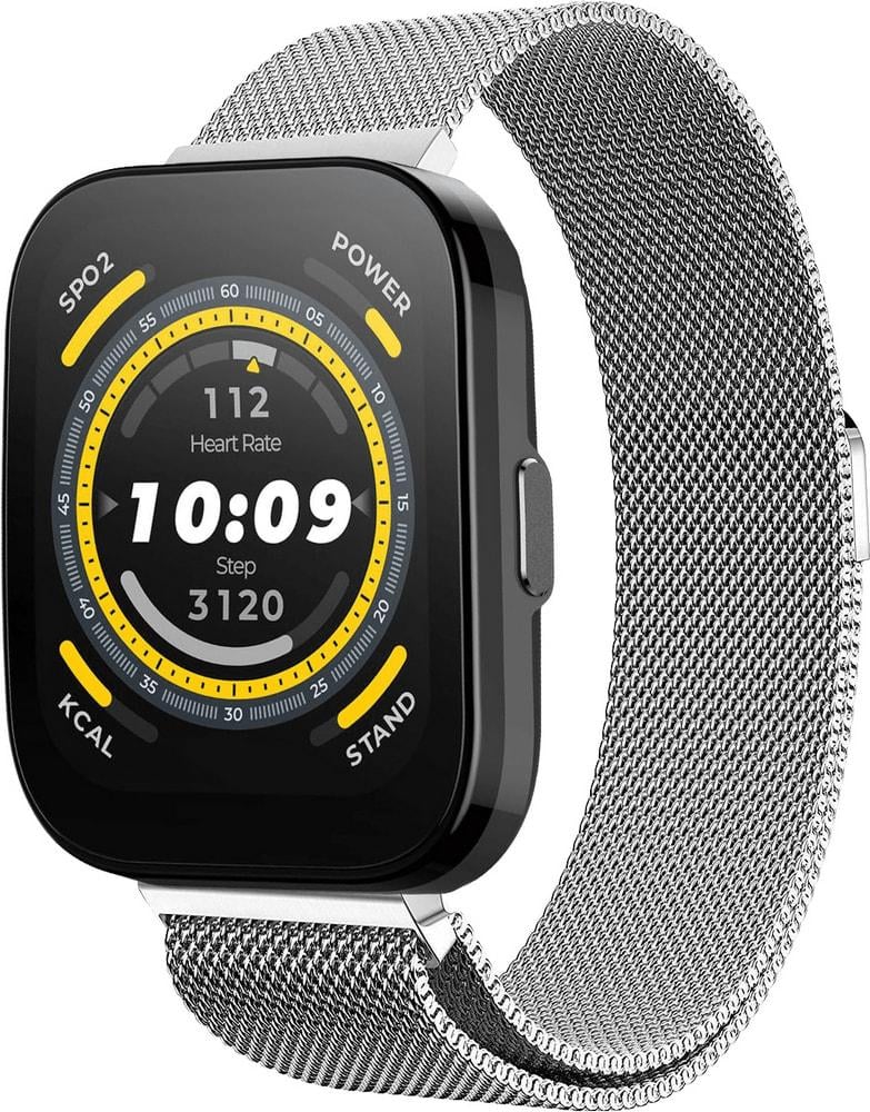 Ремешок Миланская Петля Milano для Amazfit Bip 5 Silver (34332-59)