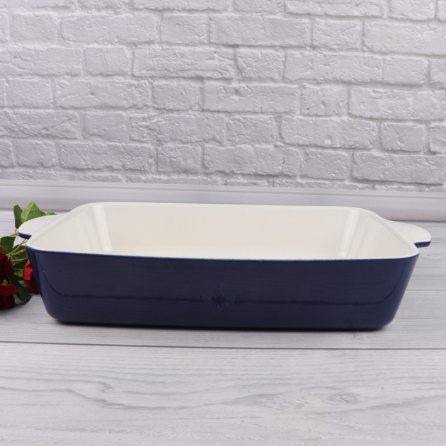 Форма для запекания керамическая Fontignac OW0014 32 см прямоугольная для духовки и микроволновки - фото 3