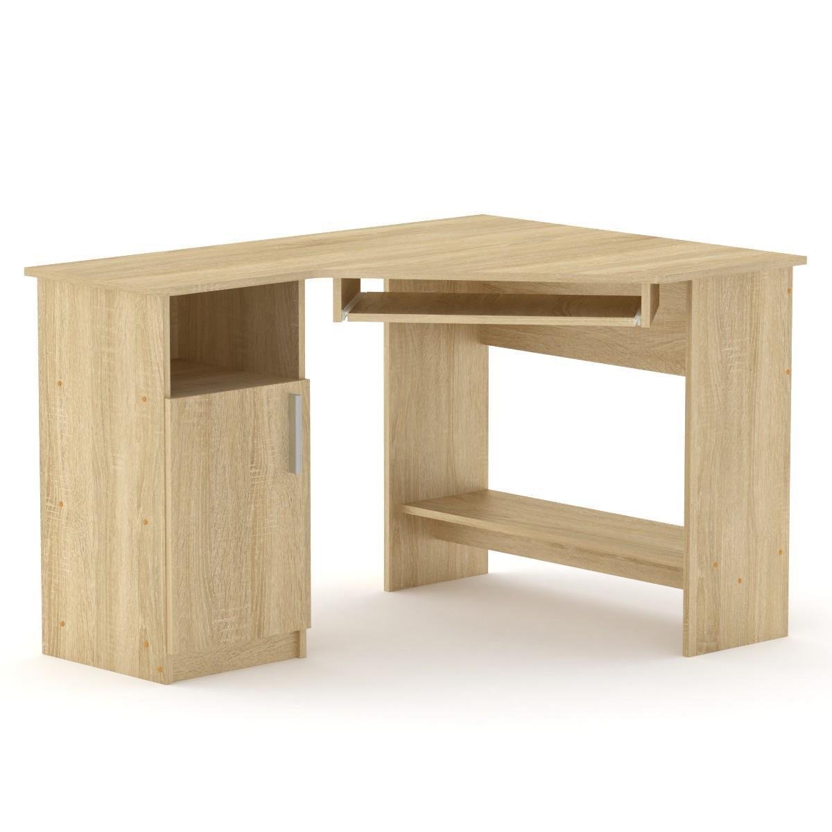 Стол компьютерный МеблиКо СУ-13 120х90х75 см Дуб сонома (k-1437-7) - фото 1 Стол компьютерный МеблиКо СУ-13 120х90х75 см Дуб сонома (k-1437-7) - фото 1