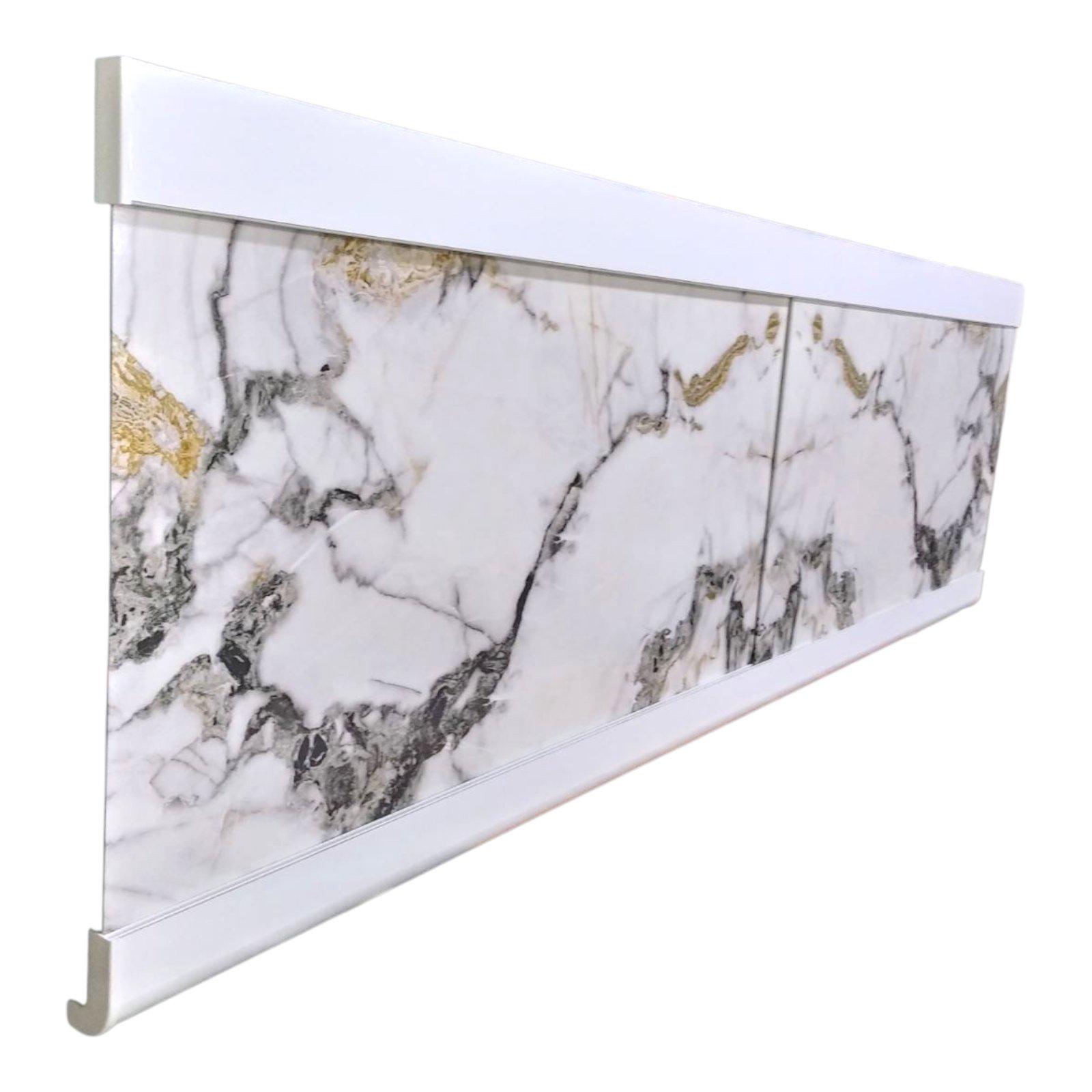 Панель под ванну Мрамор 2025 170 см Белый (2426) - фото 6 Панель под ванну Мрамор 2025 170 см Белый (2426) - фото 6