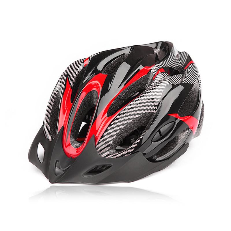 Шлем велосипедный защитный Helmet Н-103 Black/Red