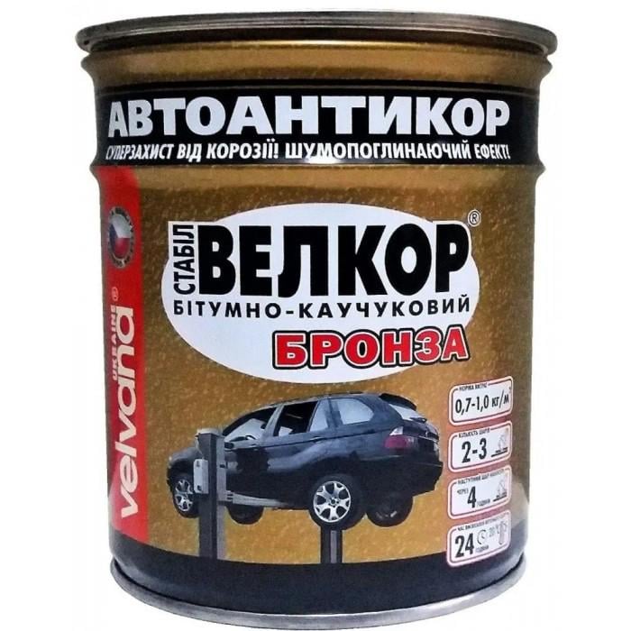 Мастика битумная Velvana Велкор-Стабил 0,8 кг Бронзовый