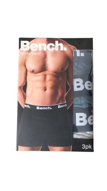Набір трусів боксерів чоловічих анатомічних Bench Underwear Boxer Shorts 3 шт. XL Бірюзовий/Сірий/Темно-синій (132324) - фото 2