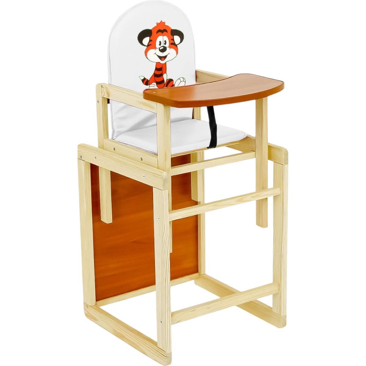 Стульчик для кормления Мася Тигр Белый (№2013) Стульчик для кормления Мася Тигр Белый (№2013)