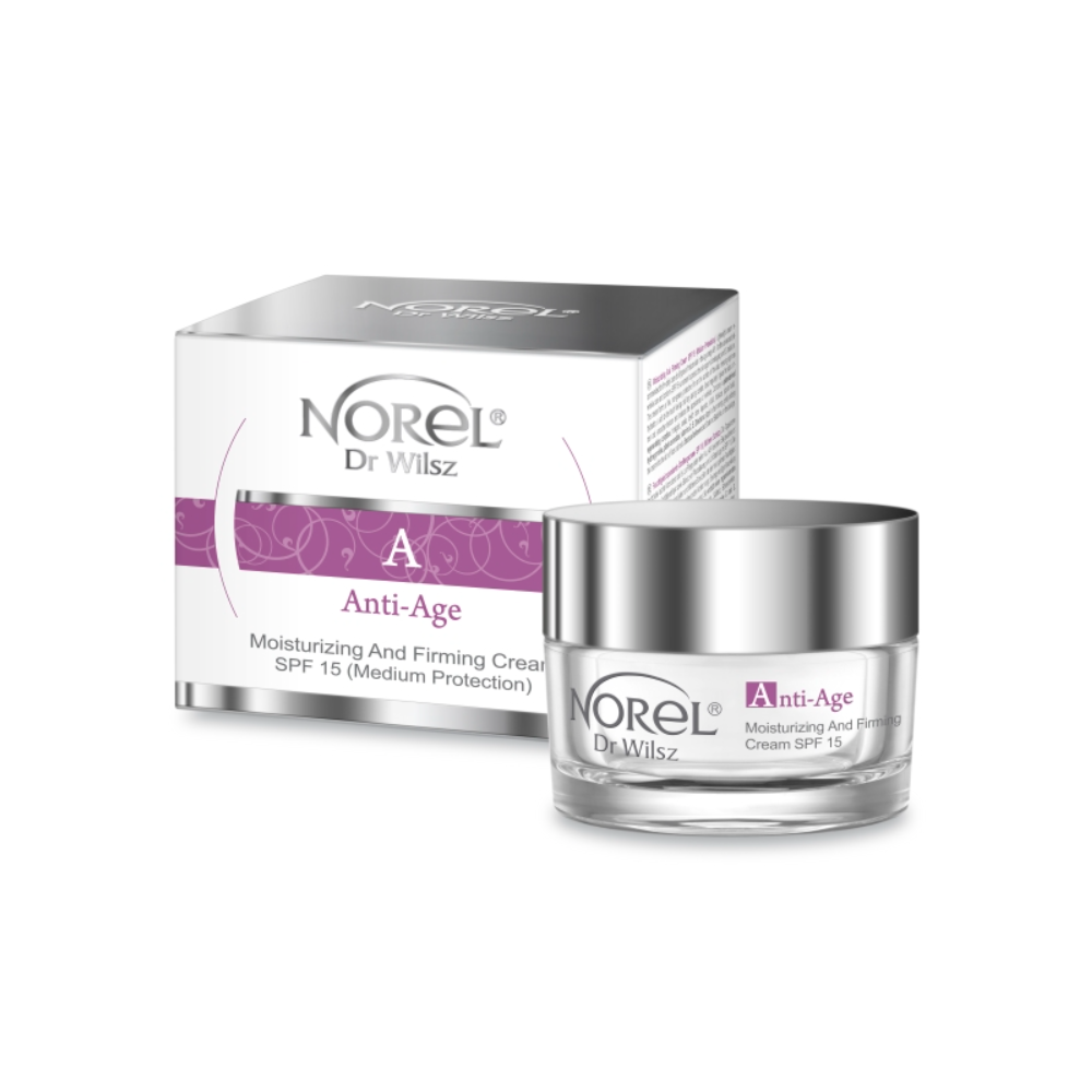 Крем зволожуючий і зміцнюючий для зрілої шкіриз з SPF15 Norel Anti-Age Cream Moisturizing And Firming SPF15 50 мл (0215)