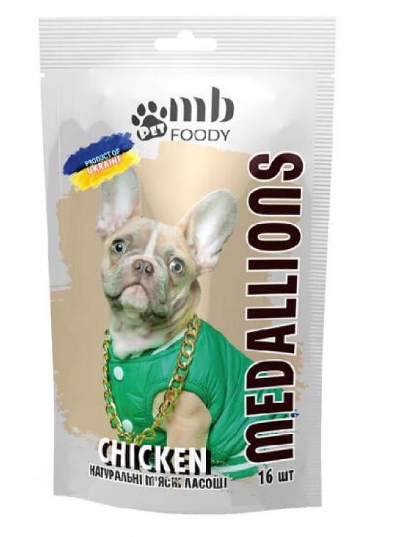 Лакомство для собак MB FOODY CHICKEN медальоны курица 5 шт. 320 г
