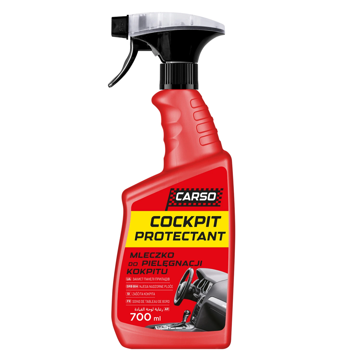 Поліроль для пластику CARSO Blak Atom 700 мл (C415) Поліроль для пластику CARSO Blak Atom 700 мл (C415)