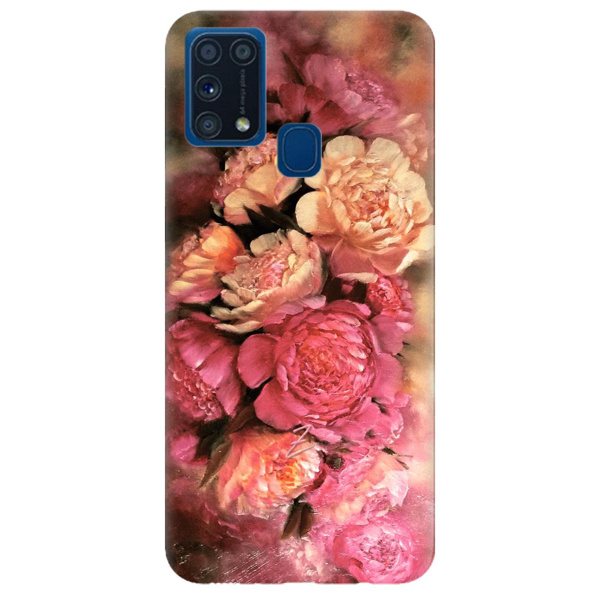 Силиконовый чехол Zorrov для Samsung Galaxy M31 - Primavera flores (14190040013097120)