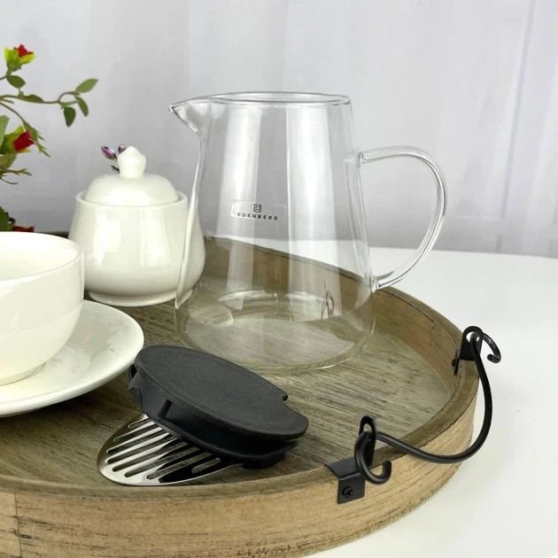 Заварювальний чайник Edenberg 950 мл термостійкий до 500 °C (EB-19043) - фото 6 Заварювальний чайник Edenberg 950 мл термостійкий до 500 °C (EB-19043) - фото 6